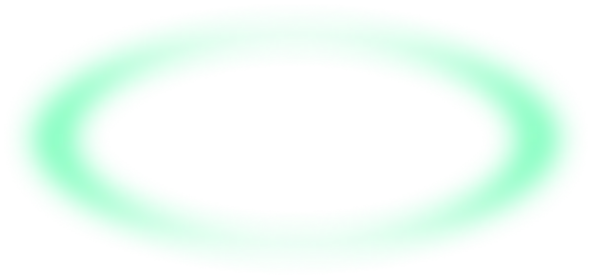 Elliptical glow around planet